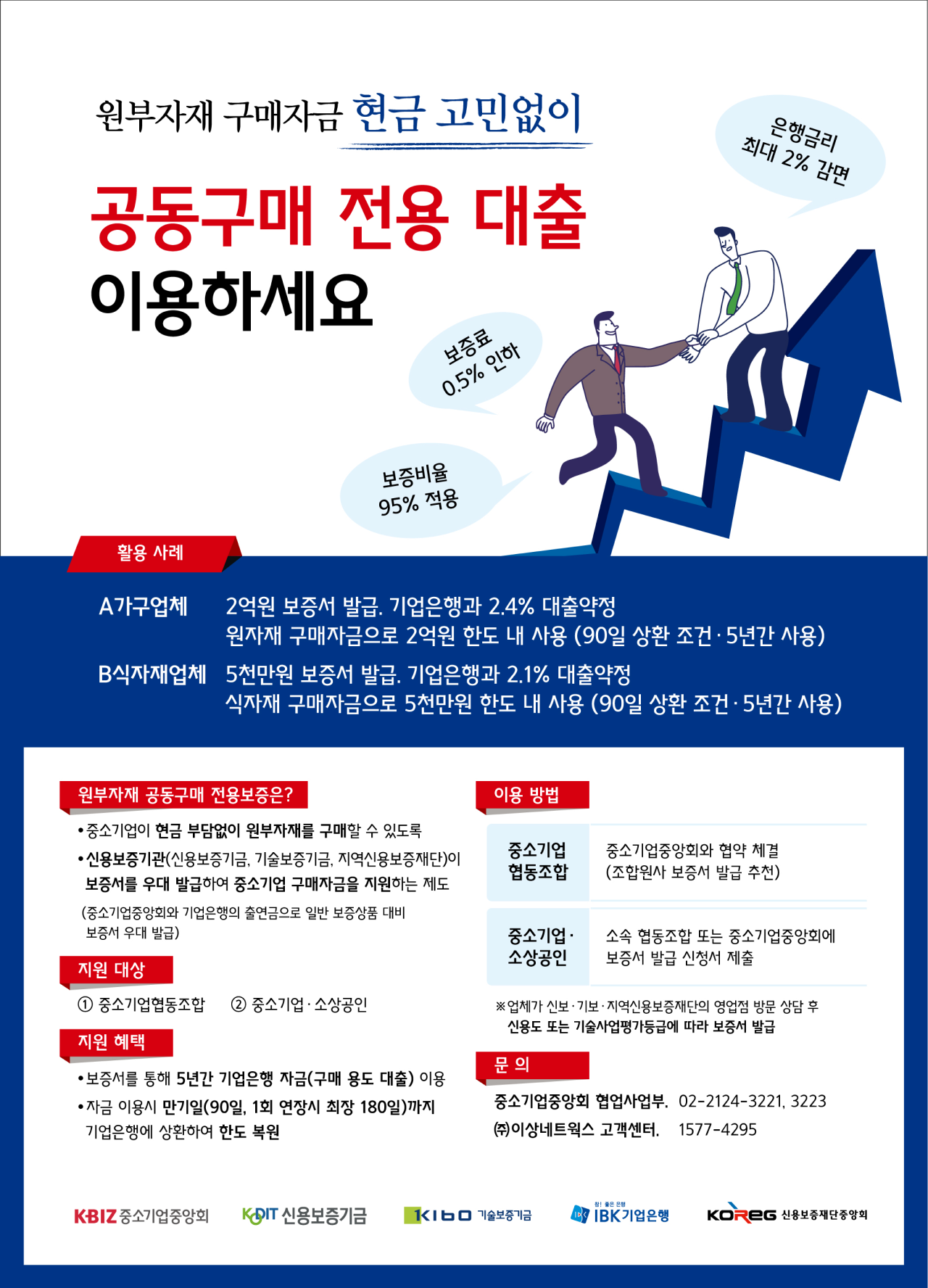 공동구매전용대출 안내 포스터